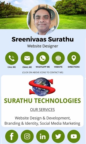 Surathu Technologies Digital Business Cards